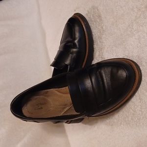 Clark's women's size 7.5 shoes black